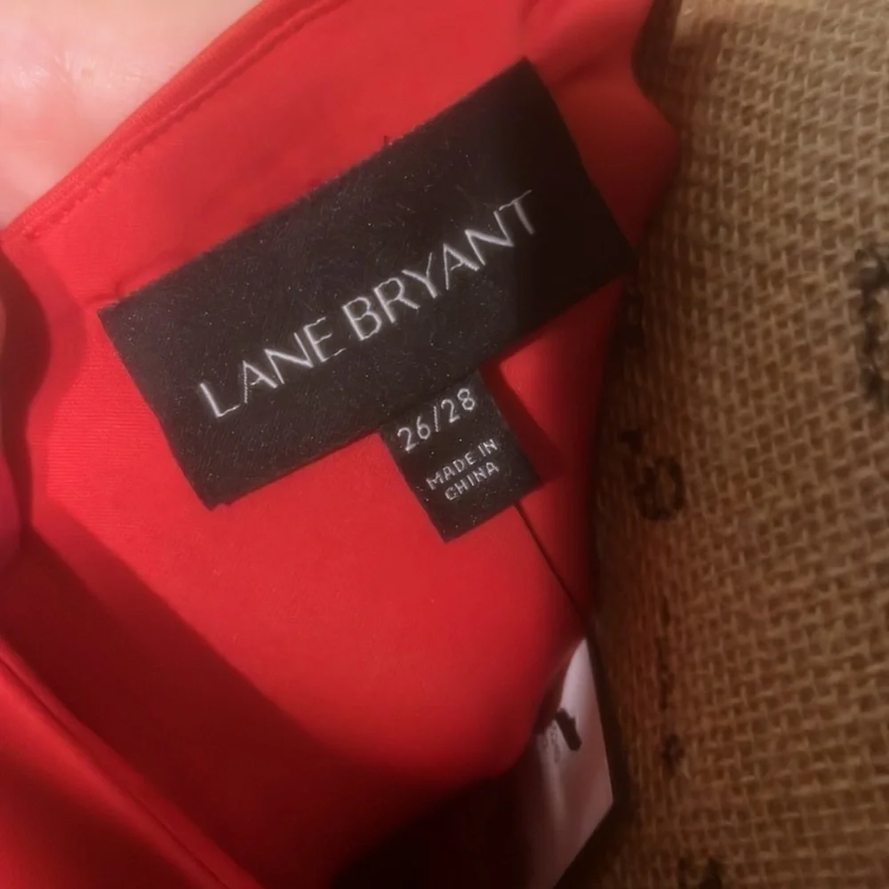 Lane Bryant size 26/28 red dress - Picture 3 of 5
